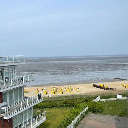 Traumhafte Ferienwohnung - Direkter Meerblick - 50M Zum Strand In Cuxhaven Duhnen In 1A Lage Im Haus Seehuette 외부 사진
