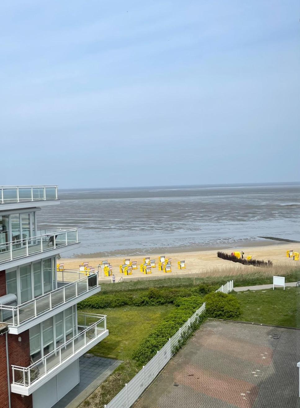 Traumhafte Ferienwohnung - Direkter Meerblick - 50M Zum Strand In Cuxhaven Duhnen In 1A Lage Im Haus Seehuette 외부 사진