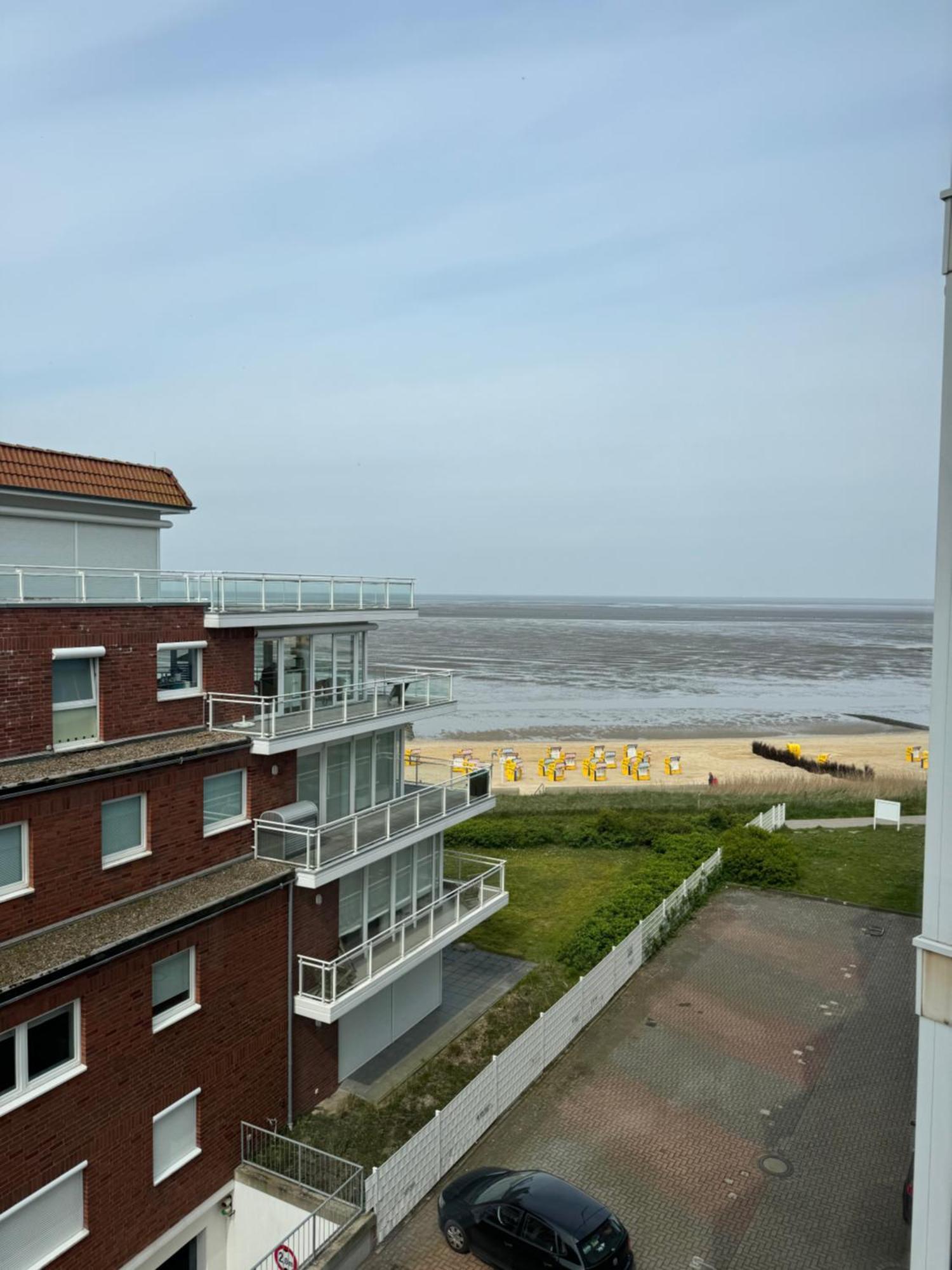 Traumhafte Ferienwohnung - Direkter Meerblick - 50M Zum Strand In Cuxhaven Duhnen In 1A Lage Im Haus Seehuette 외부 사진